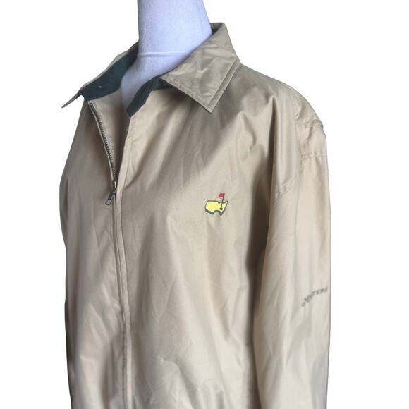 Masters Collection Tan All Weather Vintage Herringbone Lined Bomber Jacket XL - Picture 1 of 16